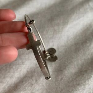 Alex and ani cross bracelet
